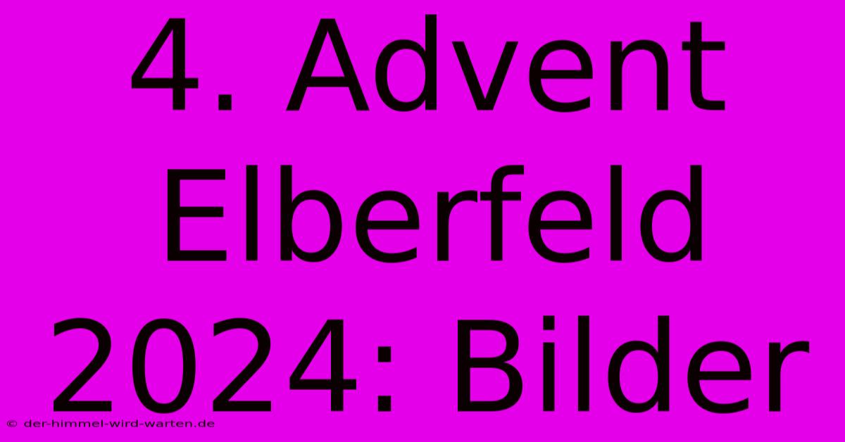 4. Advent Elberfeld 2024: Bilder