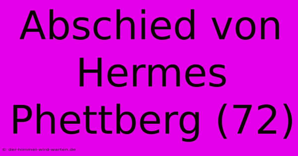 Abschied Von Hermes Phettberg (72)