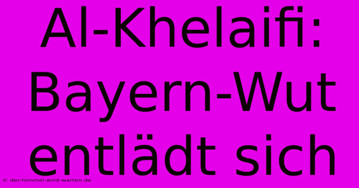 Al-Khelaifi: Bayern-Wut Entlädt Sich