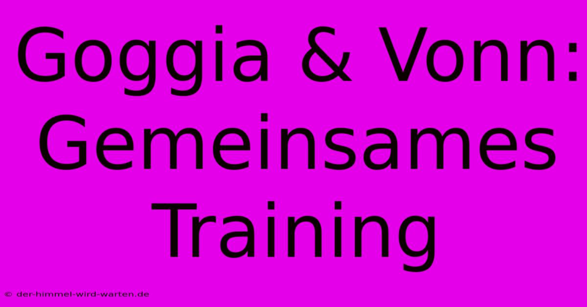 Goggia & Vonn: Gemeinsames Training