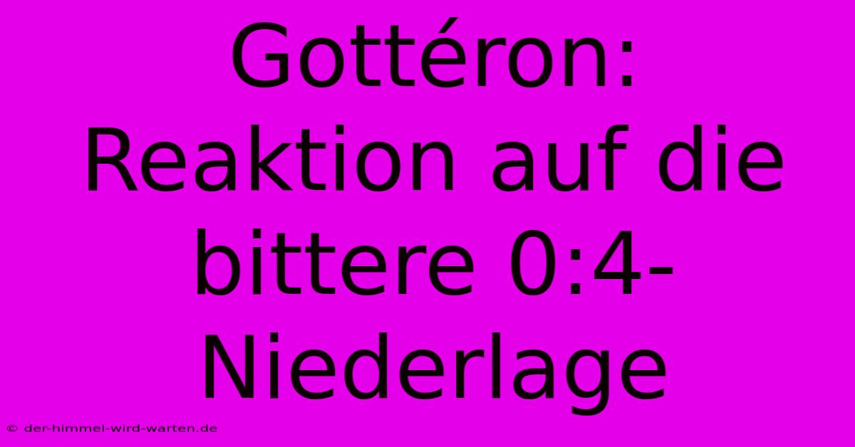 Gottéron:  Reaktion Auf Die Bittere 0:4-Niederlage