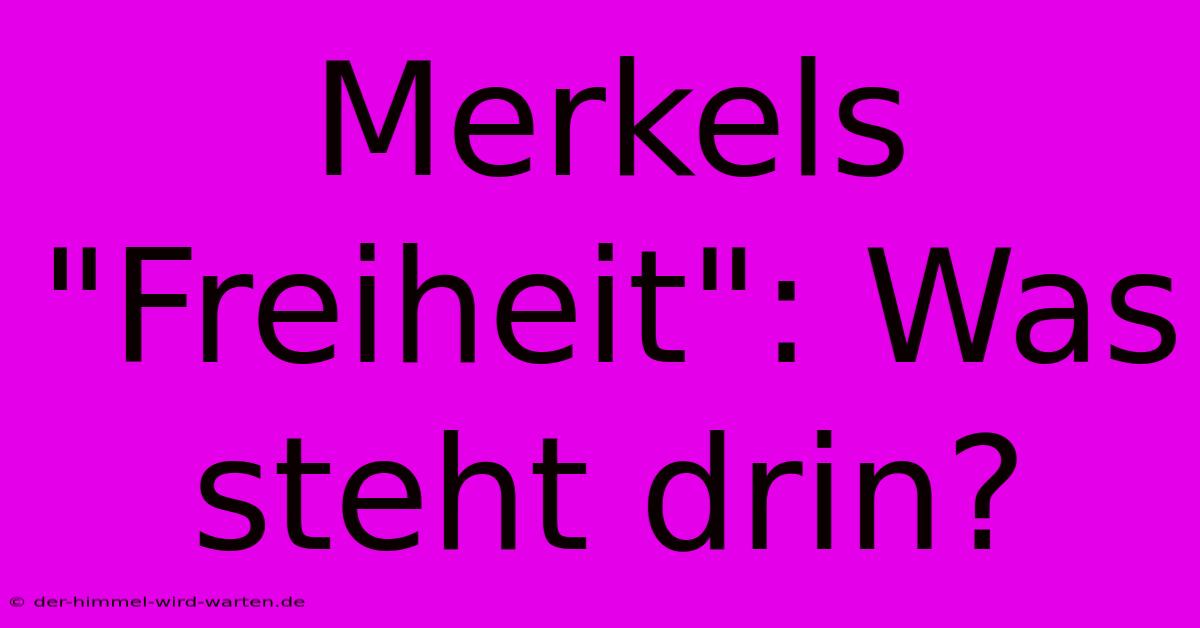 Merkels 